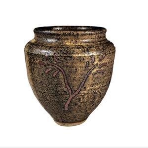 Vintage Allen Pottery Planter Signed Dated '95 Retro Boho Chic